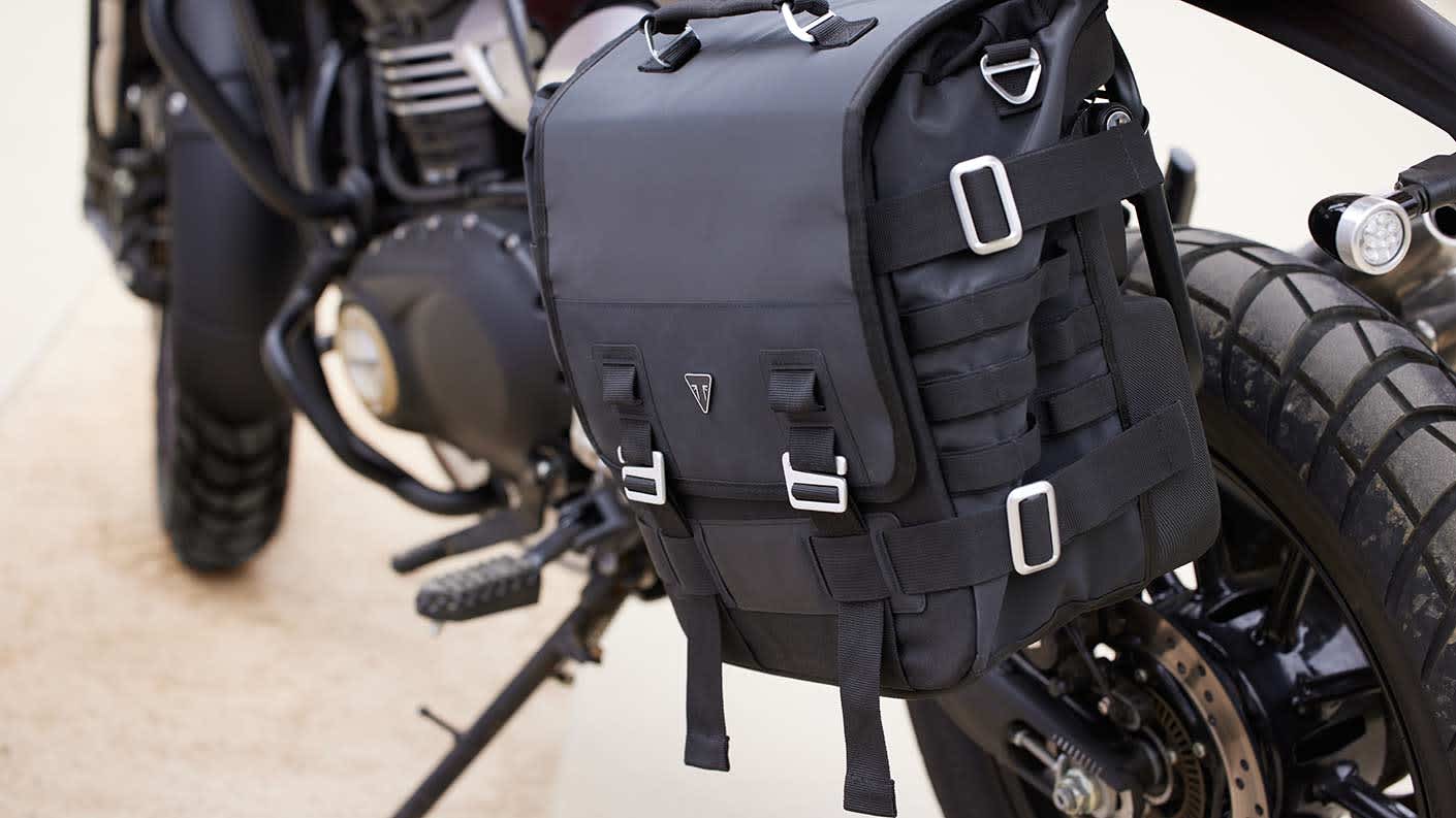 triumph street scrambler rugged pannier